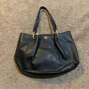 Anne Klein Black Tote Purse Shoulder Bag